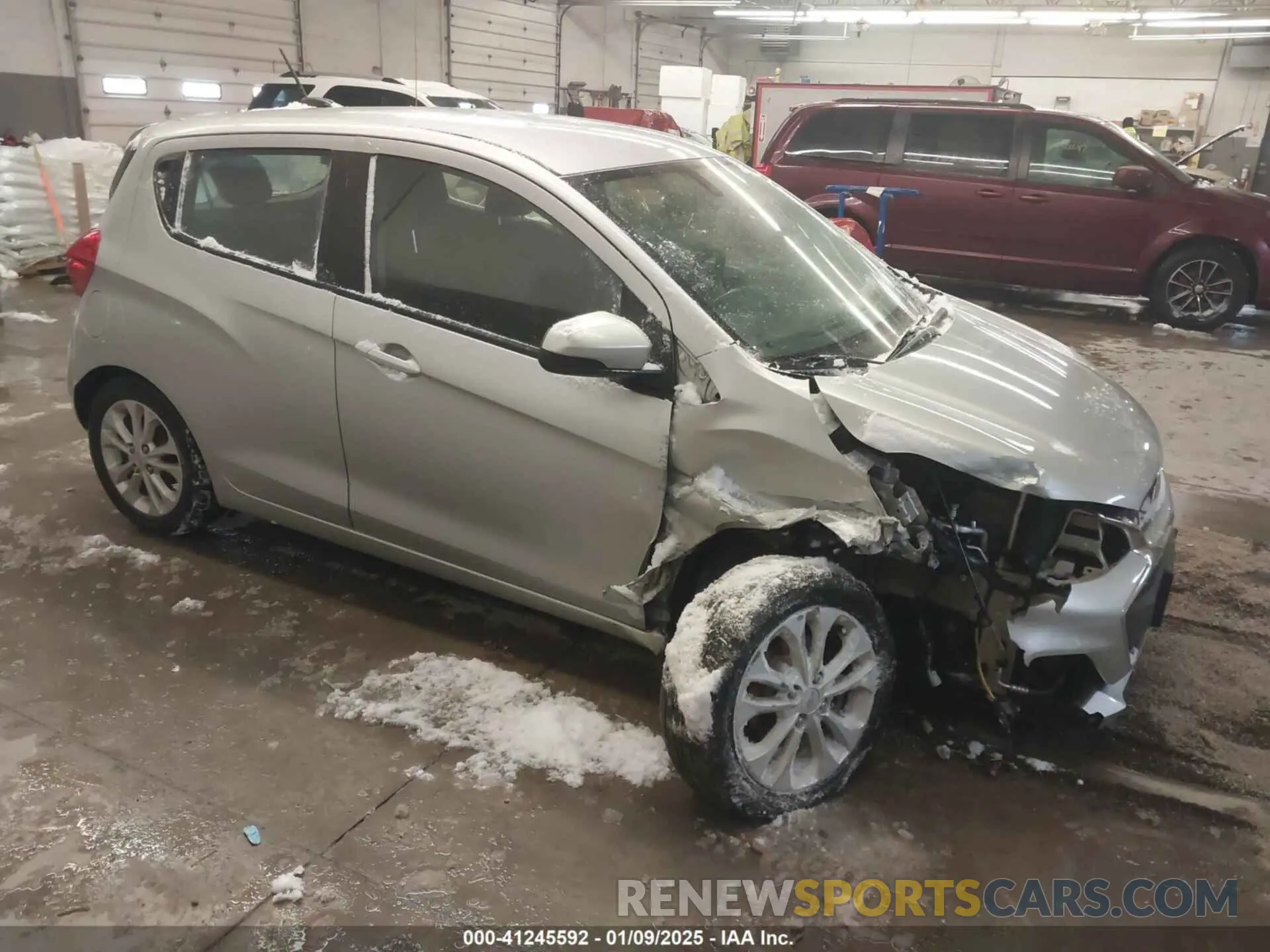 1 fotografías del automóvil dañado KL8CD6SA3MC743050 CHEVROLET SPARK 2021