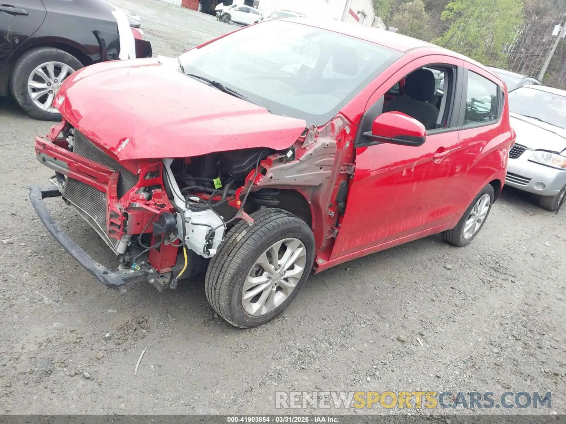 2 fotografías del automóvil dañado KL8CD6SA3MC747891 CHEVROLET SPARK 2021