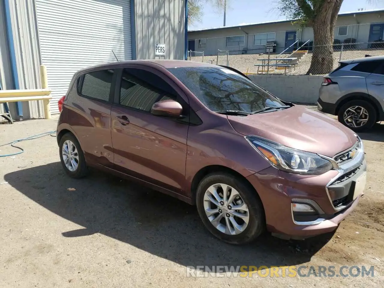 4 fotografías del automóvil dañado KL8CD6SA4MC720540 CHEVROLET SPARK 2021