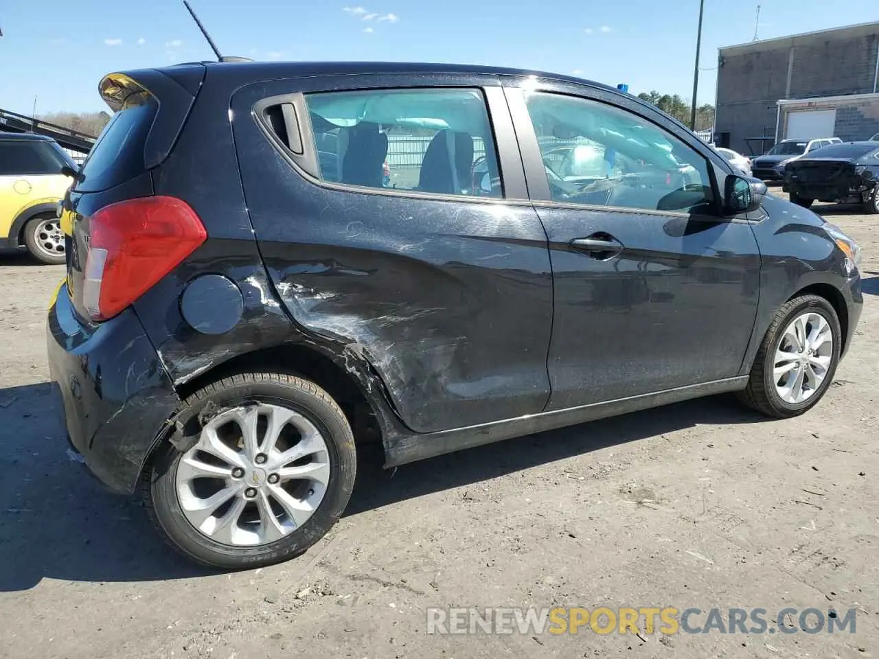 3 fotografías del automóvil dañado KL8CD6SA4MC725964 CHEVROLET SPARK 2021