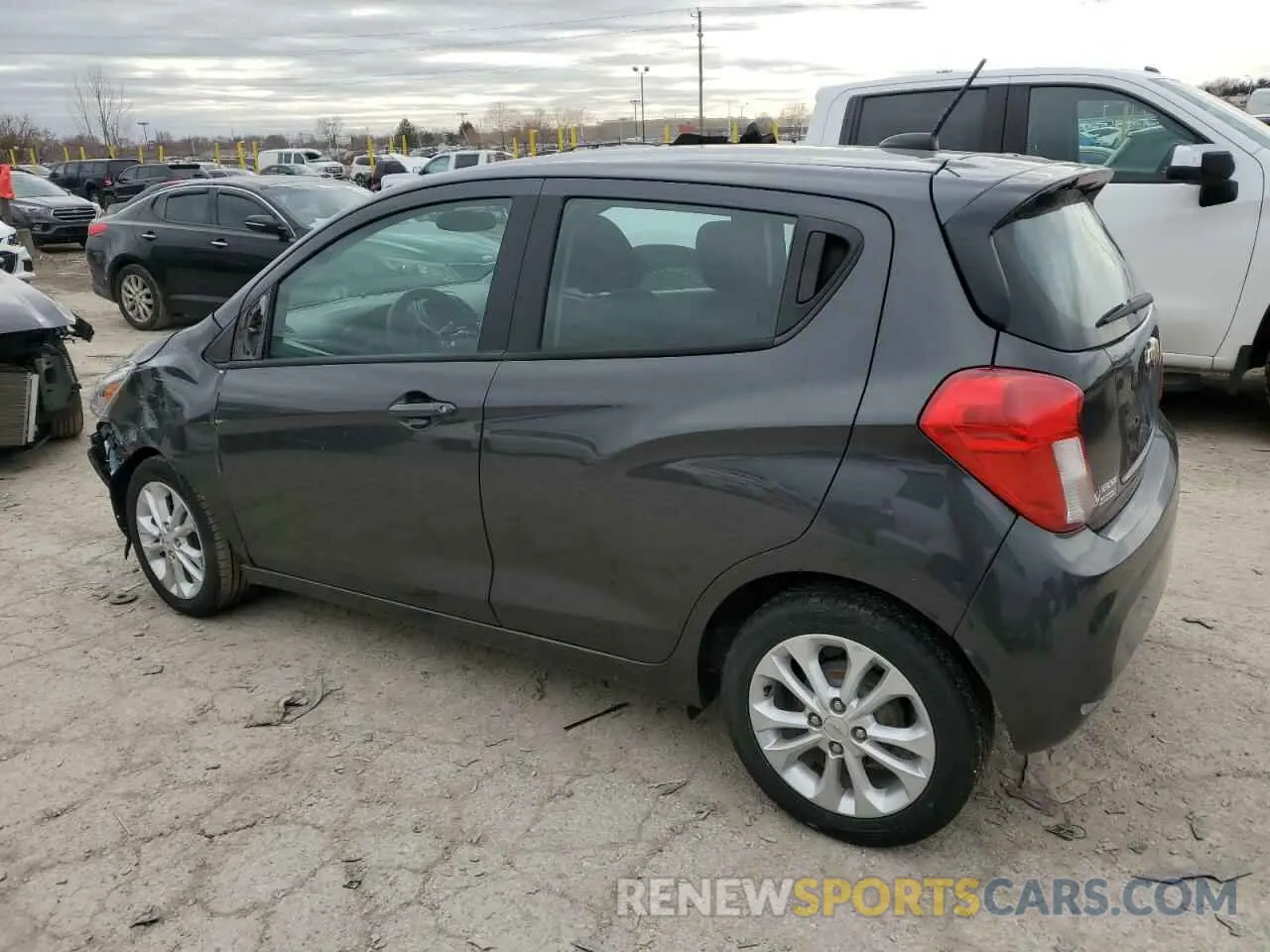 2 fotografías del automóvil dañado KL8CD6SA5MC722569 CHEVROLET SPARK 2021