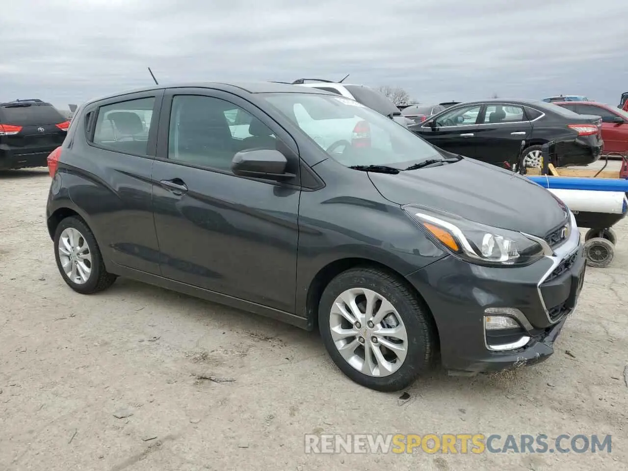 4 fotografías del automóvil dañado KL8CD6SA5MC722569 CHEVROLET SPARK 2021