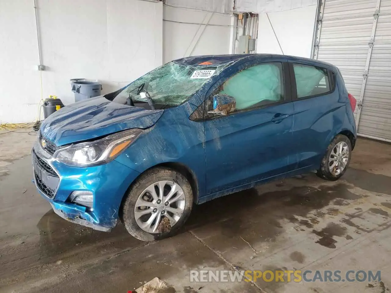 1 fotografías del automóvil dañado KL8CD6SA5MC742224 CHEVROLET SPARK 2021