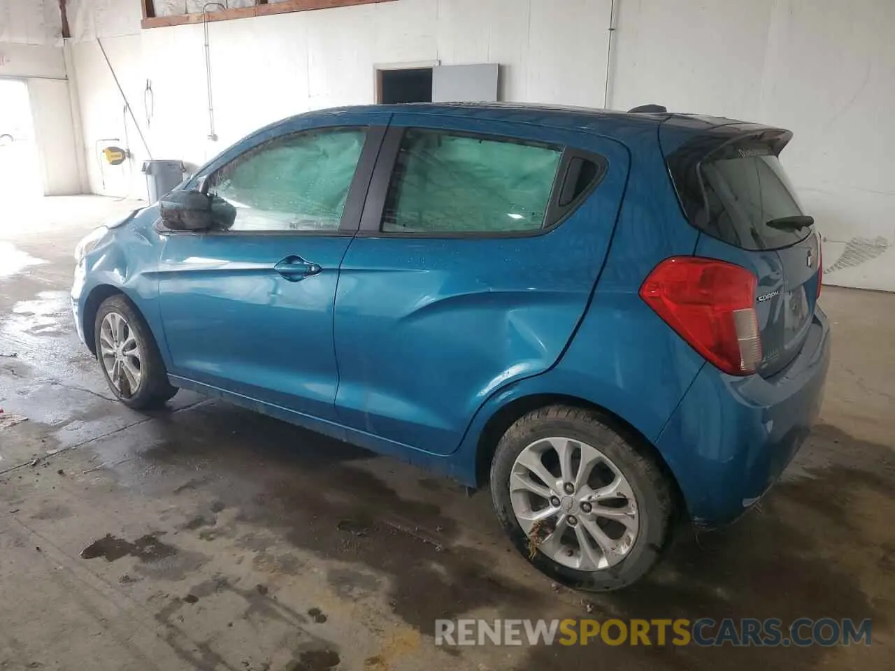 2 fotografías del automóvil dañado KL8CD6SA5MC742224 CHEVROLET SPARK 2021