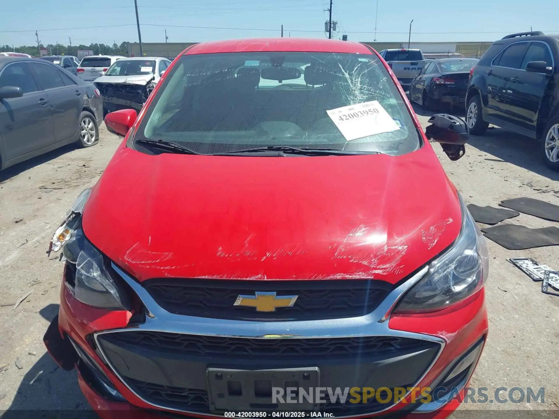 12 fotografías del automóvil dañado KL8CD6SA5MC743454 CHEVROLET SPARK 2021