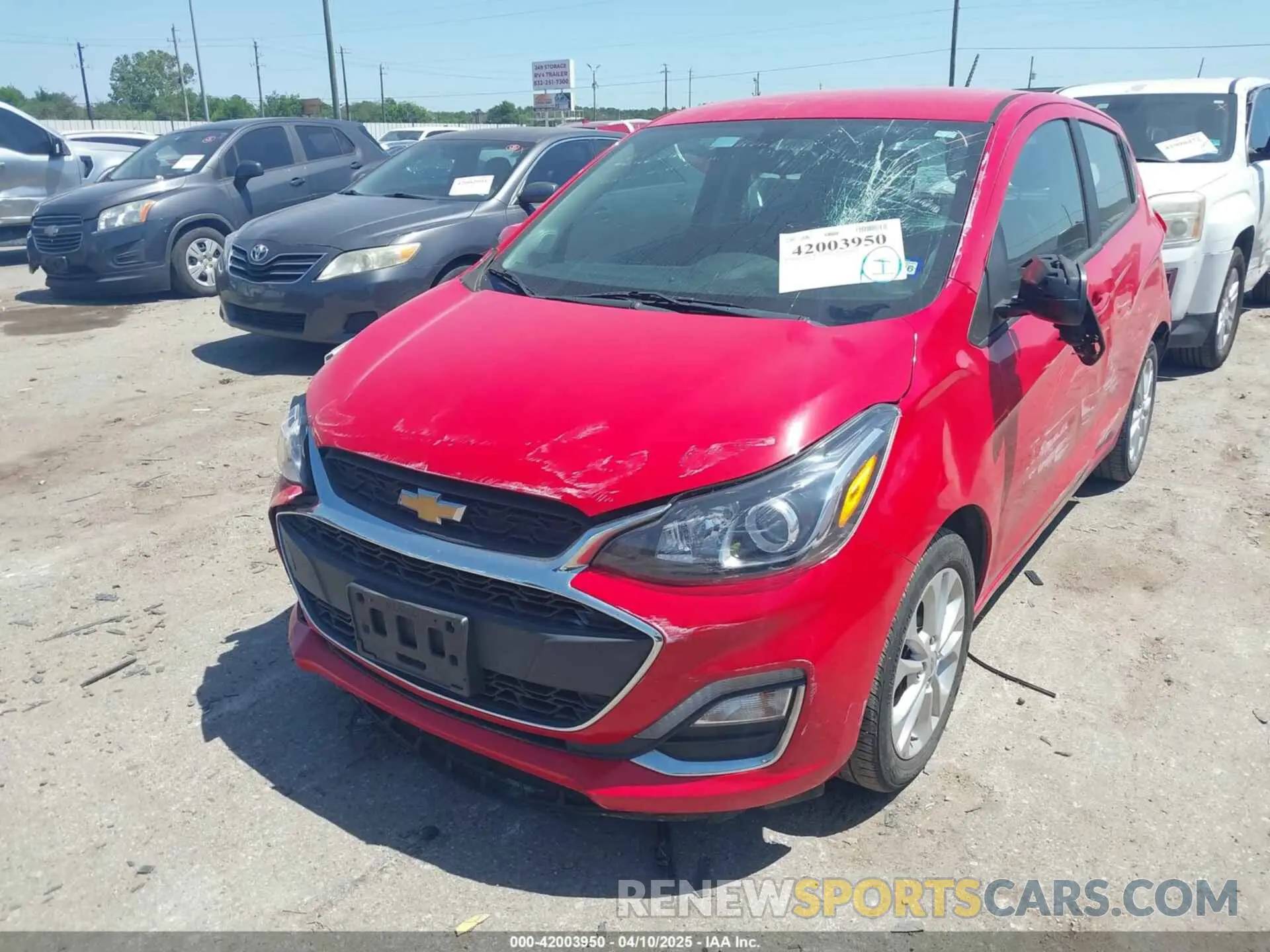 2 fotografías del automóvil dañado KL8CD6SA5MC743454 CHEVROLET SPARK 2021