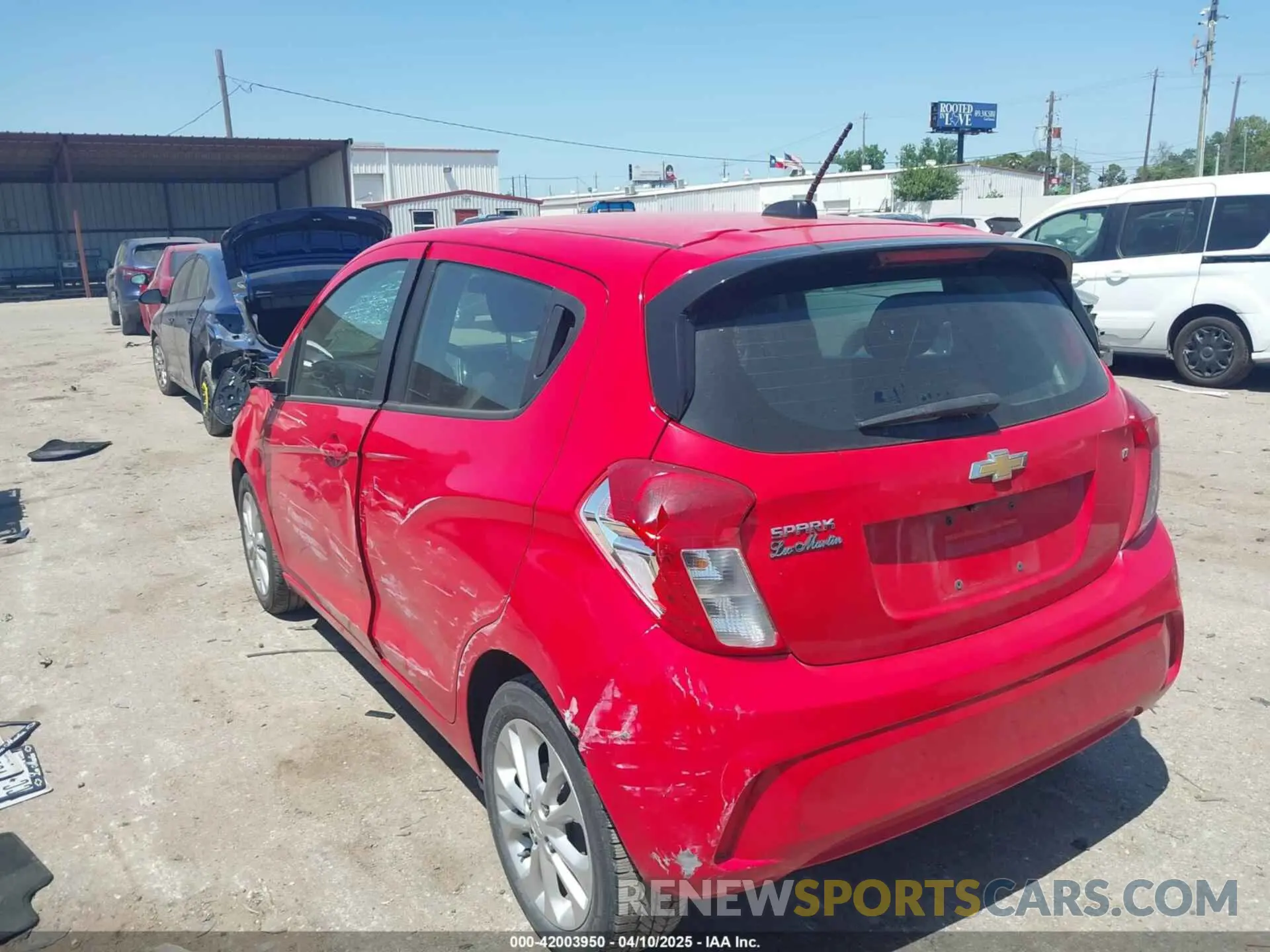 3 fotografías del automóvil dañado KL8CD6SA5MC743454 CHEVROLET SPARK 2021
