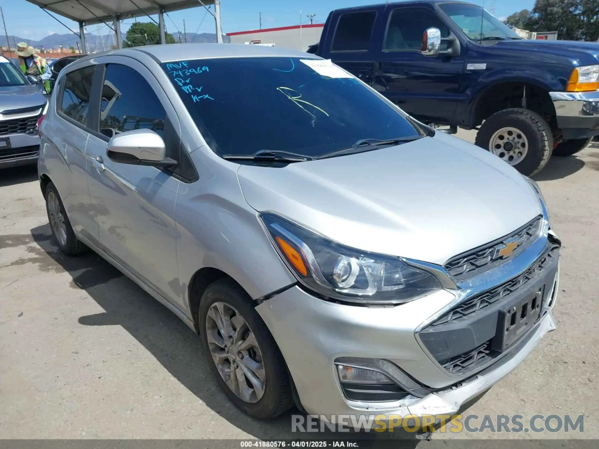 1 fotografías del automóvil dañado KL8CD6SA5MC743969 CHEVROLET SPARK 2021