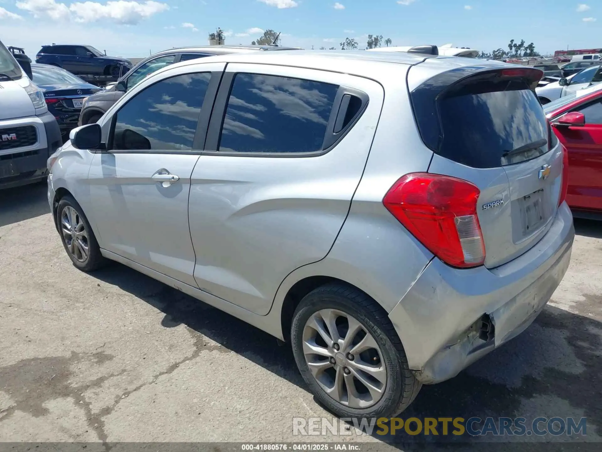 3 fotografías del automóvil dañado KL8CD6SA5MC743969 CHEVROLET SPARK 2021