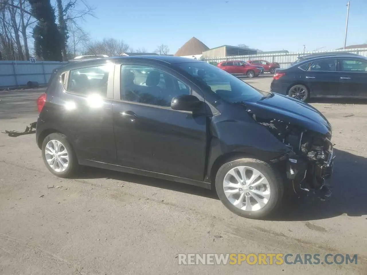 4 fotografías del automóvil dañado KL8CD6SA6MC714691 CHEVROLET SPARK 2021
