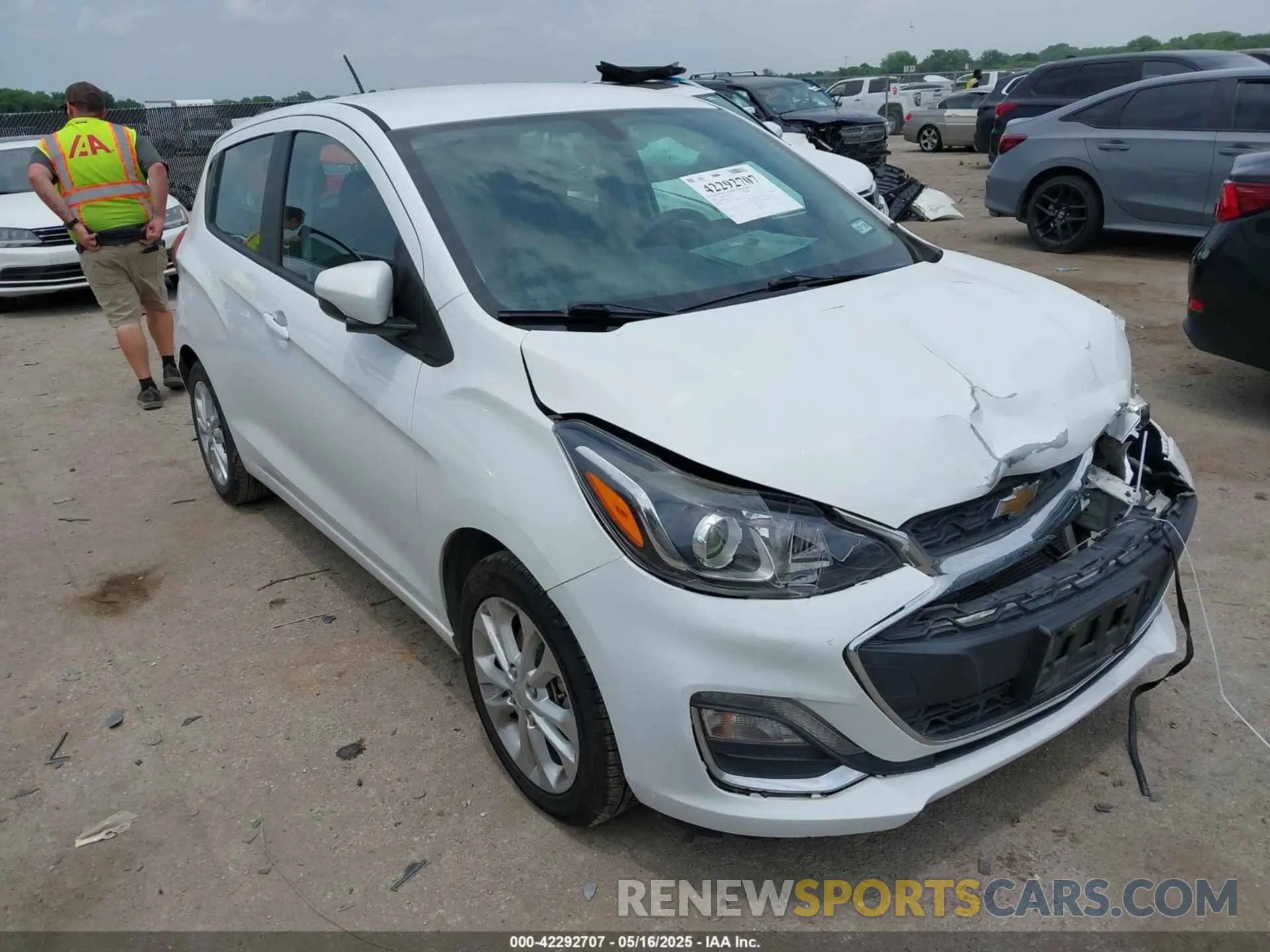 1 fotografías del automóvil dañado KL8CD6SA6MC730762 CHEVROLET SPARK 2021