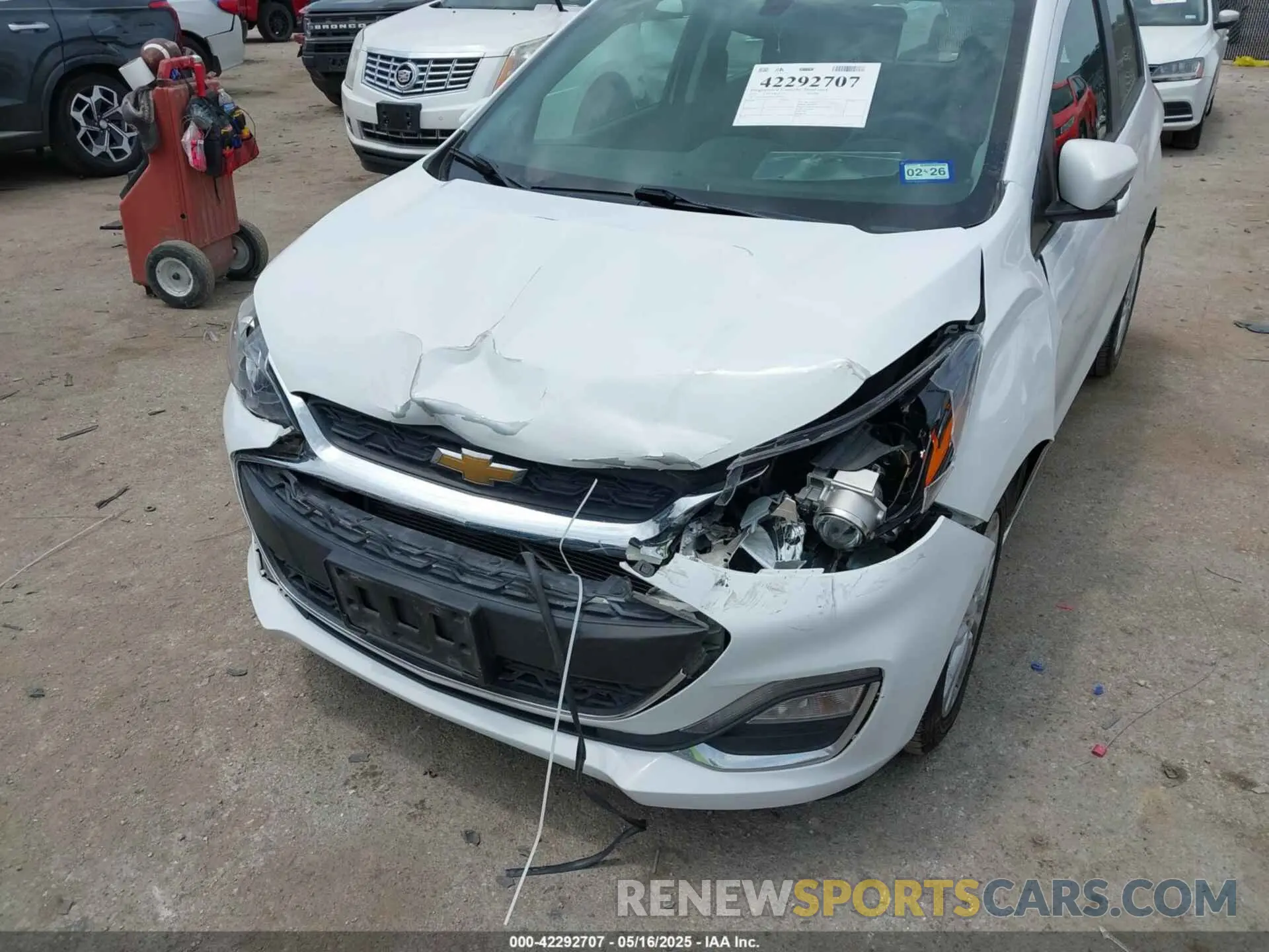 6 fotografías del automóvil dañado KL8CD6SA6MC730762 CHEVROLET SPARK 2021