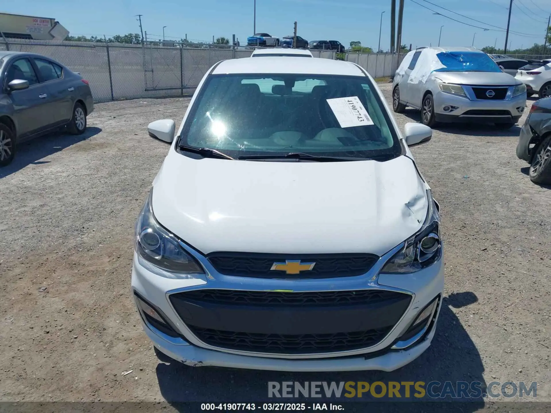 12 fotografías del automóvil dañado KL8CD6SA7MC216225 CHEVROLET SPARK 2021