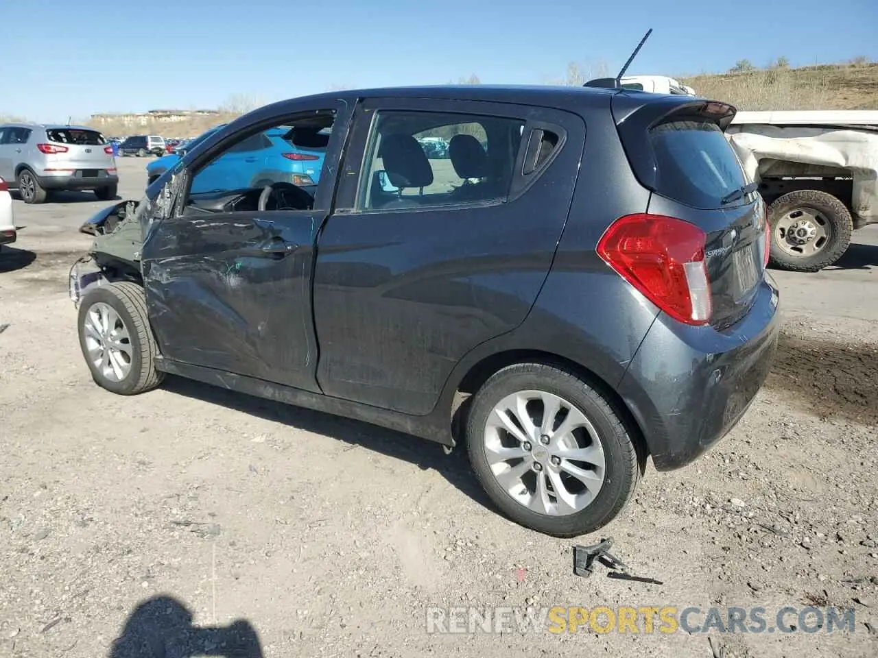 2 fotografías del automóvil dañado KL8CD6SA7MC222980 CHEVROLET SPARK 2021
