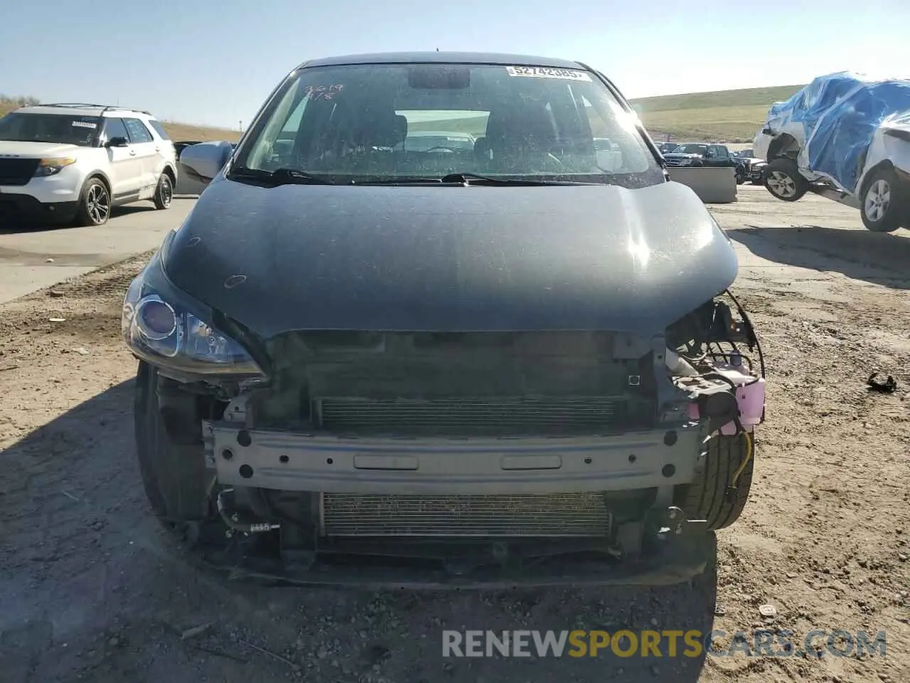 5 fotografías del automóvil dañado KL8CD6SA7MC222980 CHEVROLET SPARK 2021
