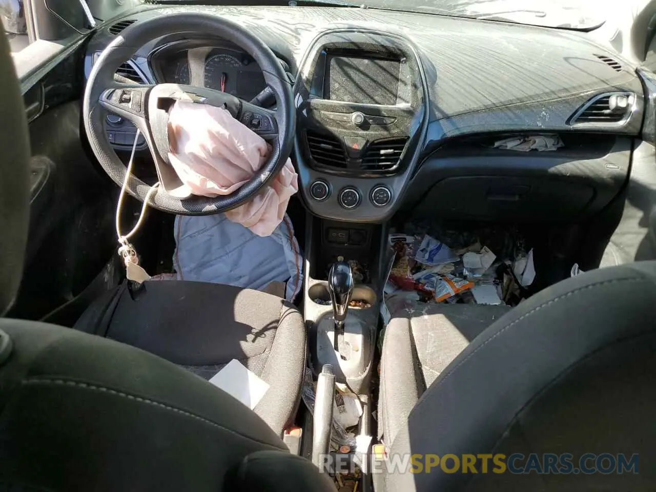 8 fotografías del automóvil dañado KL8CD6SA7MC729698 CHEVROLET SPARK 2021