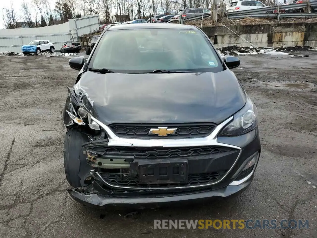 5 fotografías del automóvil dañado KL8CD6SA7MC745223 CHEVROLET SPARK 2021
