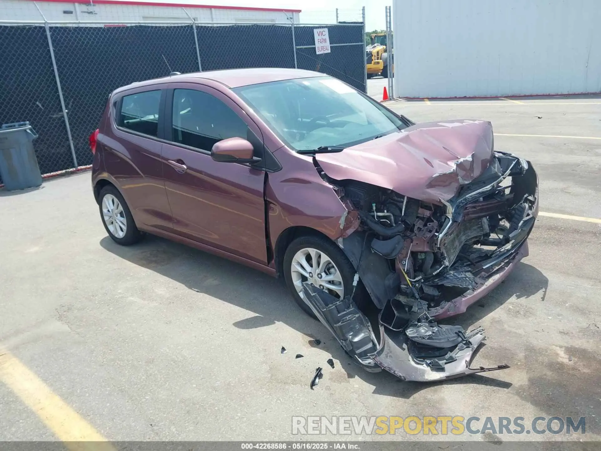 1 fotografías del automóvil dañado KL8CD6SA7MC749000 CHEVROLET SPARK 2021