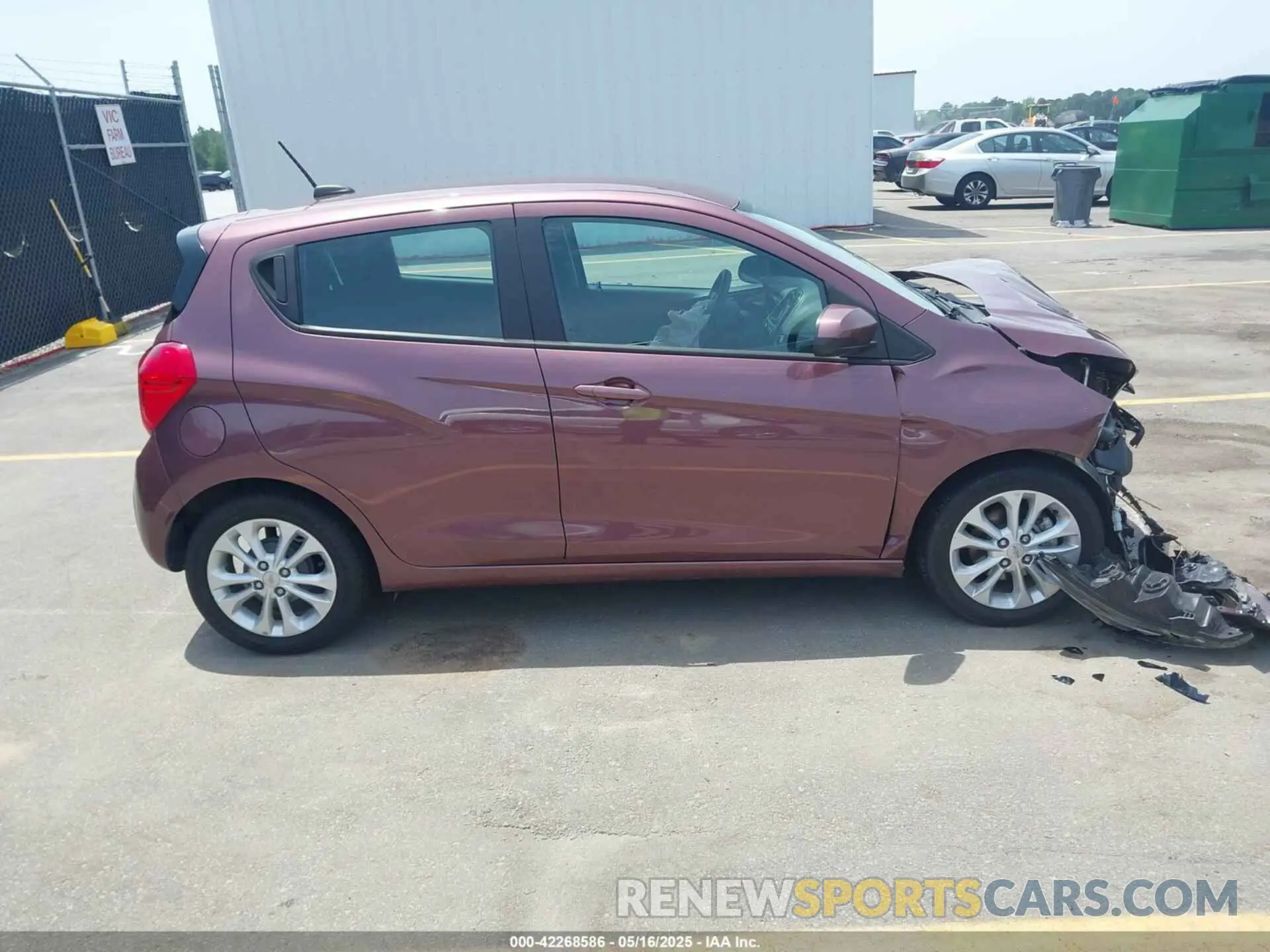 13 fotografías del automóvil dañado KL8CD6SA7MC749000 CHEVROLET SPARK 2021