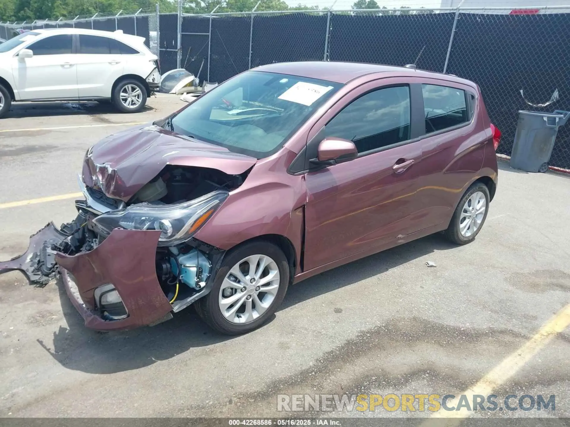 2 fotografías del automóvil dañado KL8CD6SA7MC749000 CHEVROLET SPARK 2021