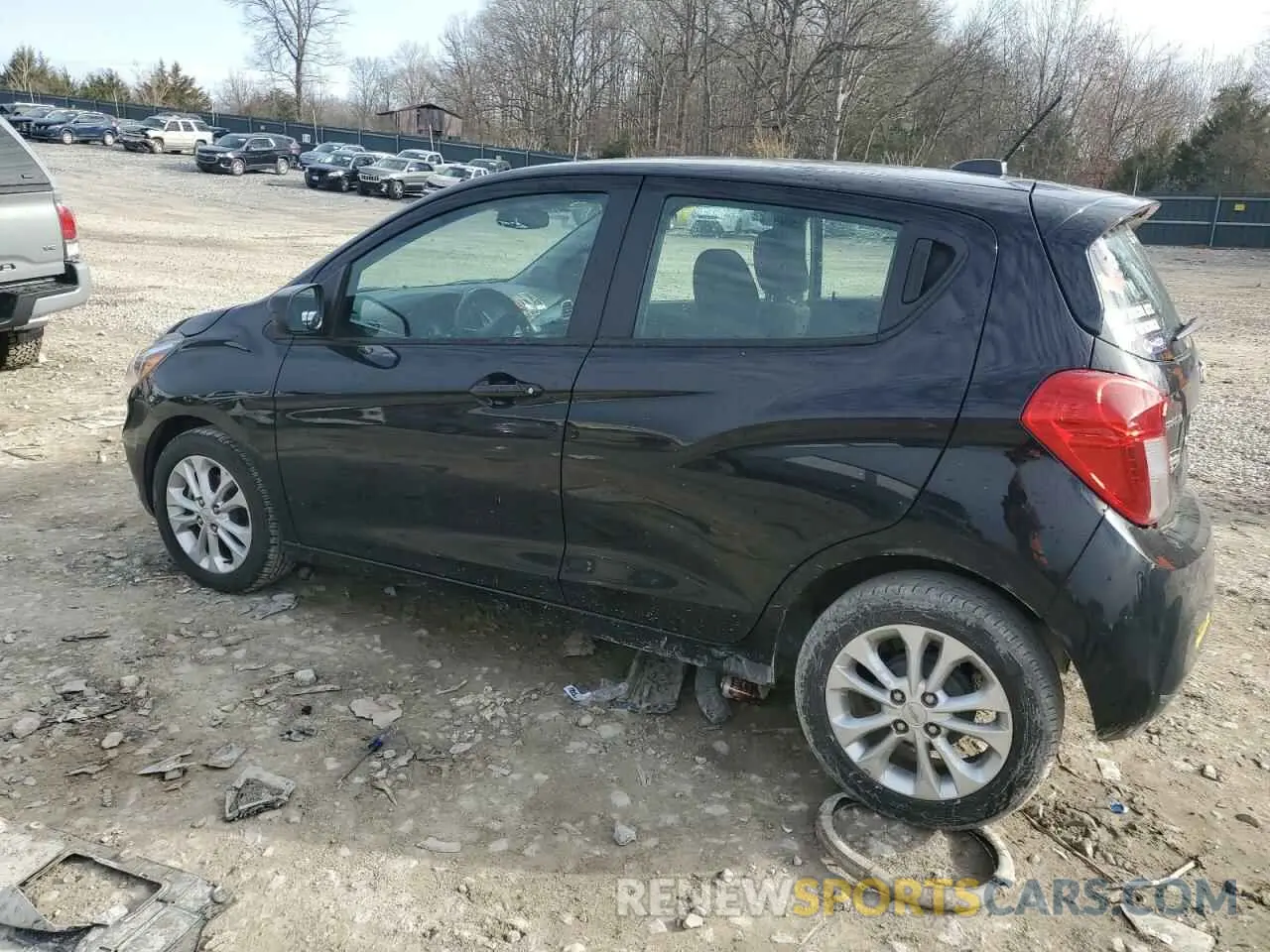 2 fotografías del automóvil dañado KL8CD6SA7MC751104 CHEVROLET SPARK 2021