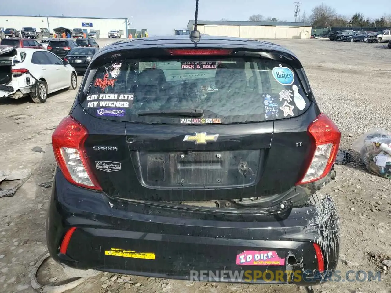 6 fotografías del automóvil dañado KL8CD6SA7MC751104 CHEVROLET SPARK 2021