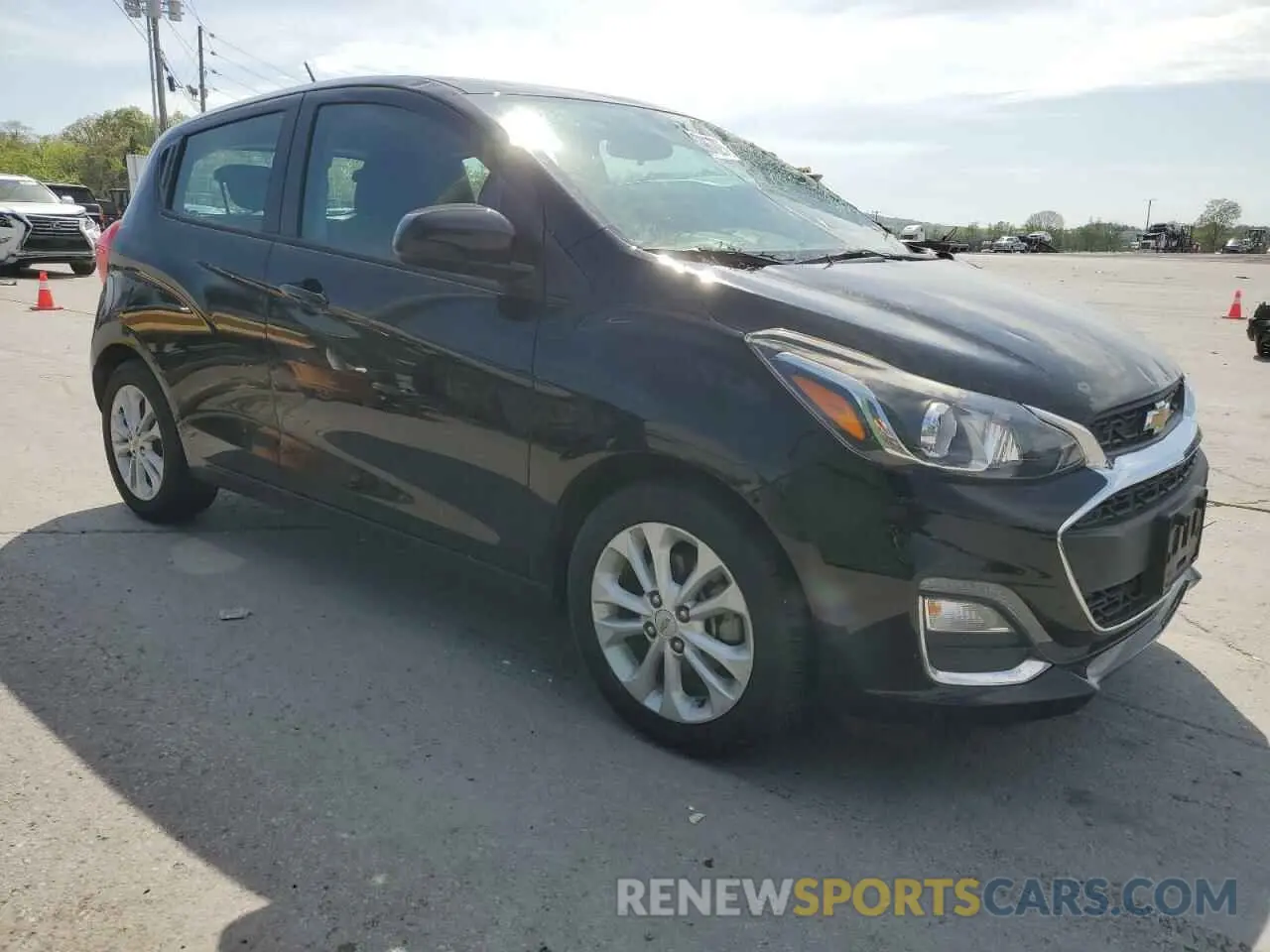 4 fotografías del automóvil dañado KL8CD6SA8MC723313 CHEVROLET SPARK 2021