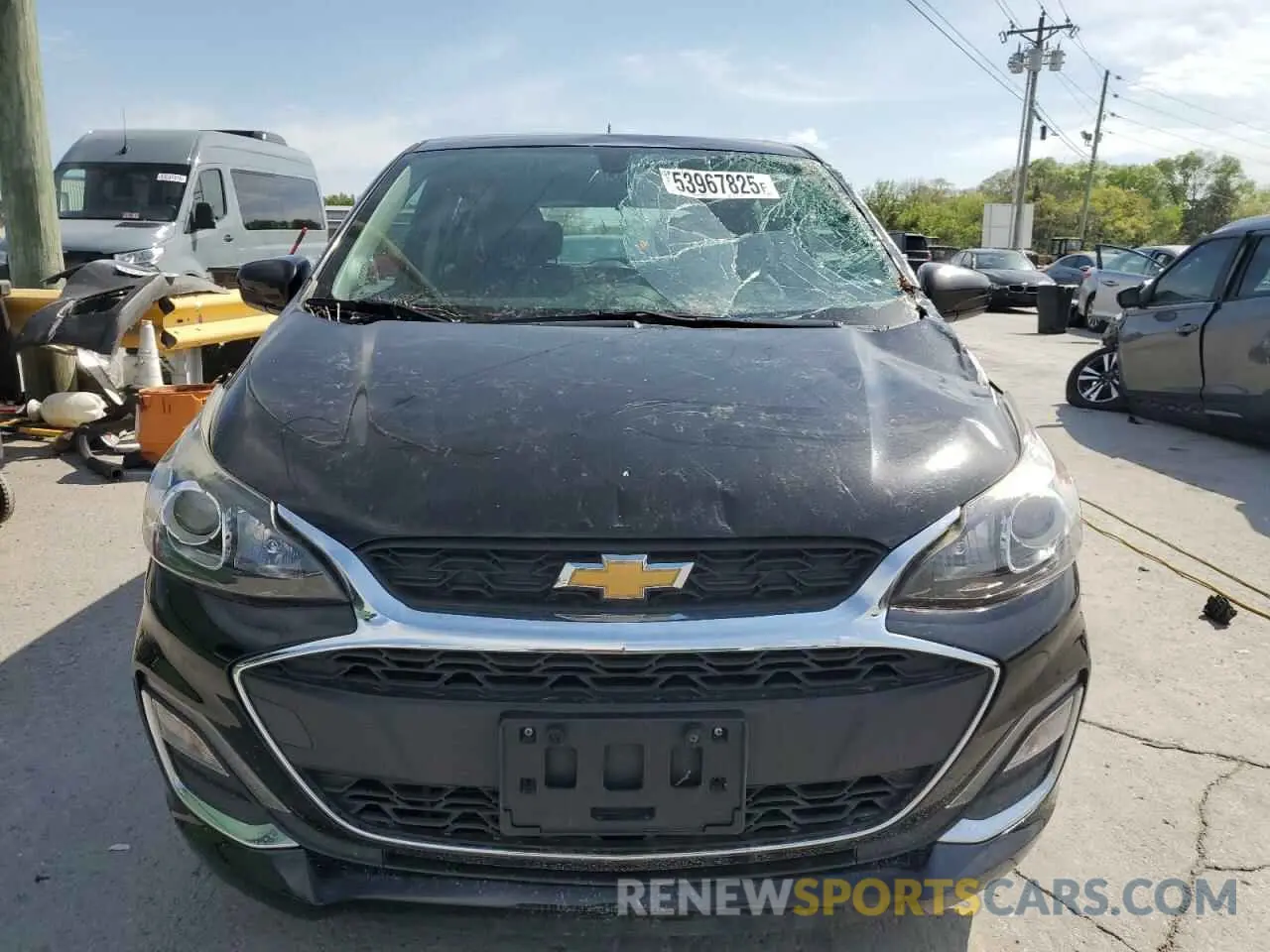 5 fotografías del automóvil dañado KL8CD6SA8MC723313 CHEVROLET SPARK 2021