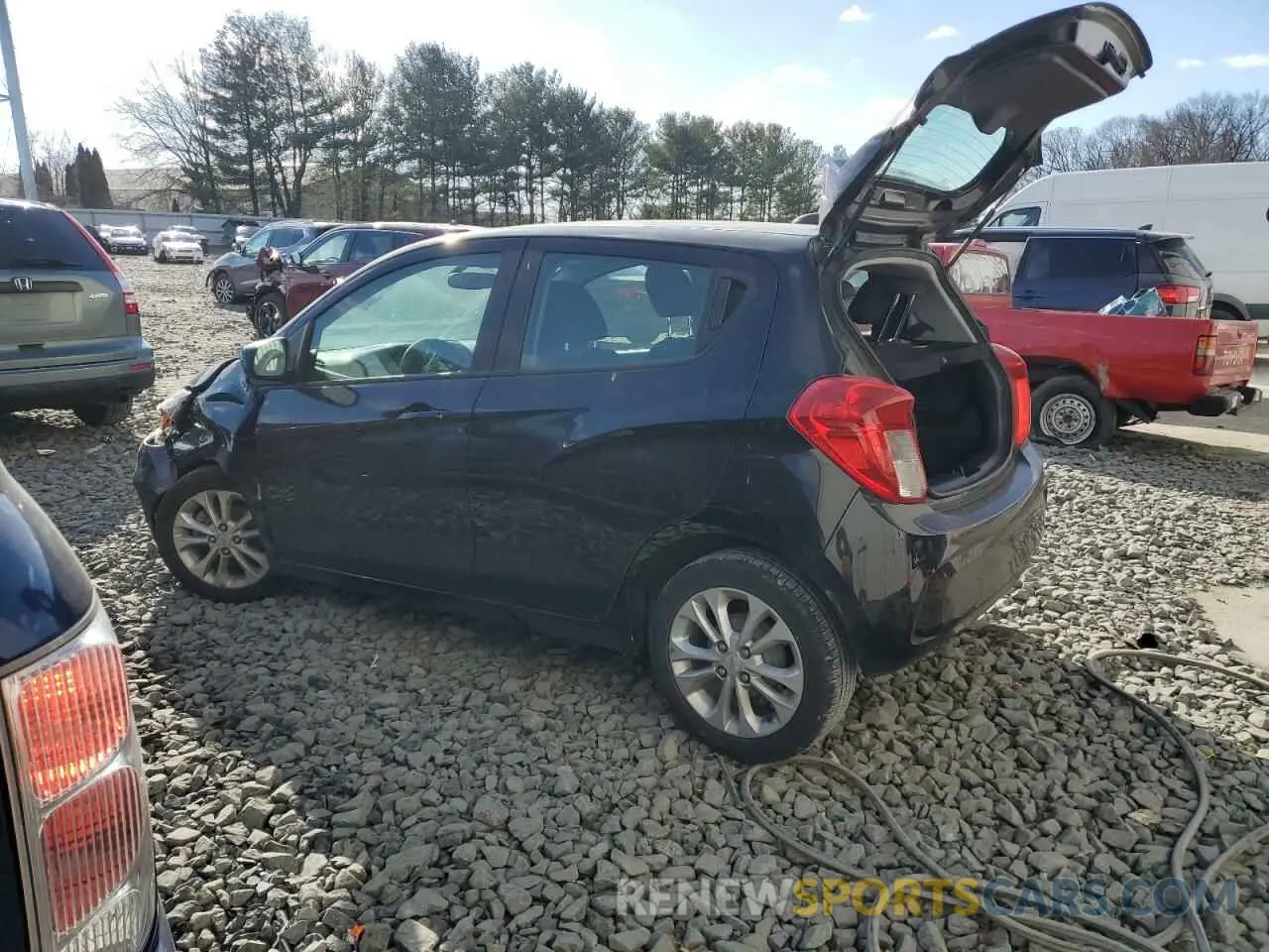 2 fotografías del automóvil dañado KL8CD6SA8MC728981 CHEVROLET SPARK 2021