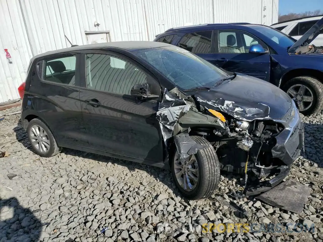 4 fotografías del automóvil dañado KL8CD6SA8MC728981 CHEVROLET SPARK 2021