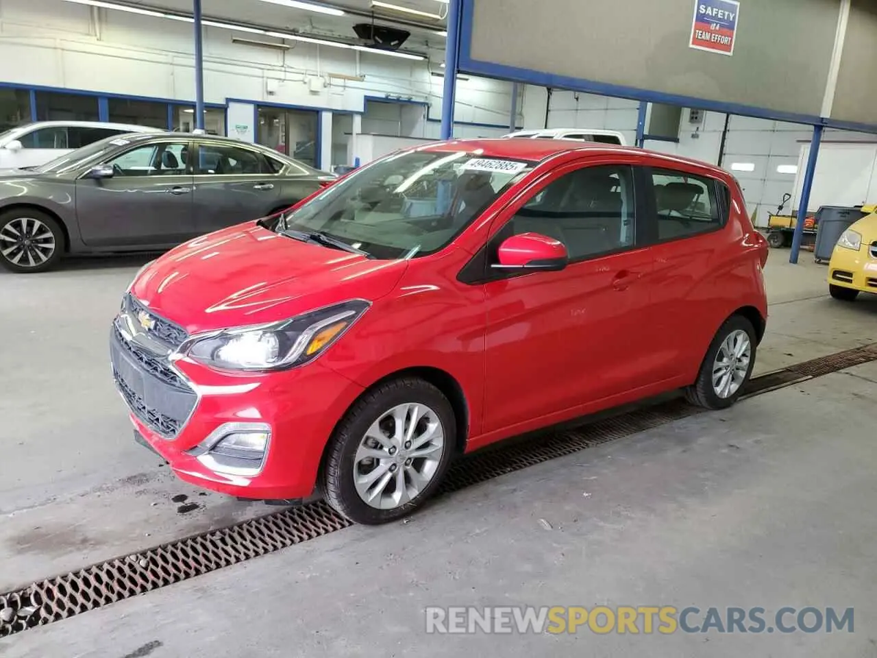 1 fotografías del automóvil dañado KL8CD6SA8MC740791 CHEVROLET SPARK 2021