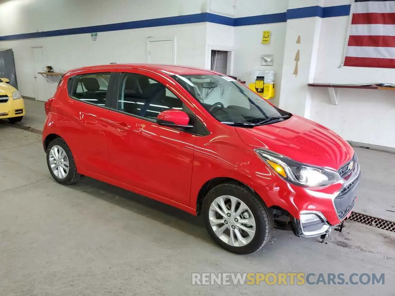 4 fotografías del automóvil dañado KL8CD6SA8MC740791 CHEVROLET SPARK 2021