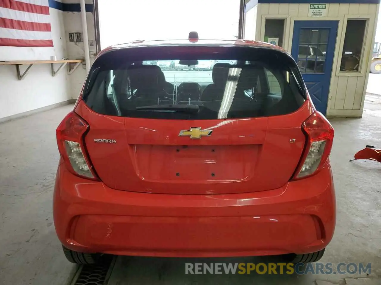 6 fotografías del automóvil dañado KL8CD6SA8MC740791 CHEVROLET SPARK 2021