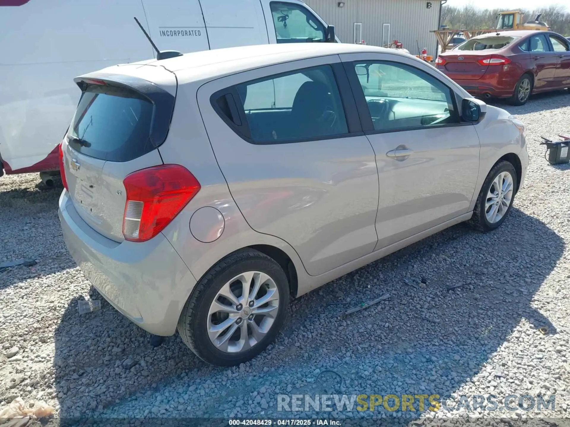 4 fotografías del automóvil dañado KL8CD6SA8MC748924 CHEVROLET SPARK 2021