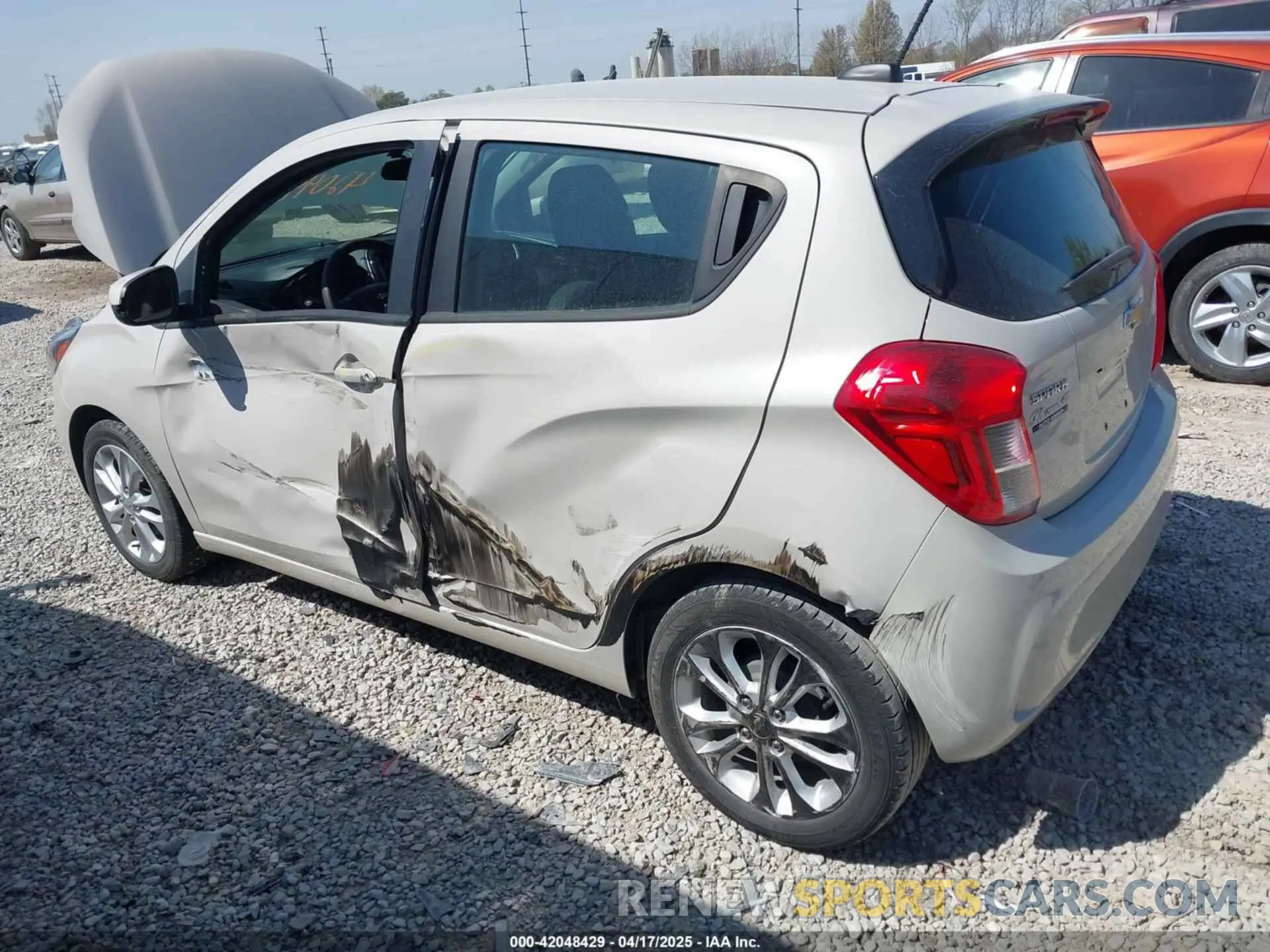 6 fotografías del automóvil dañado KL8CD6SA8MC748924 CHEVROLET SPARK 2021