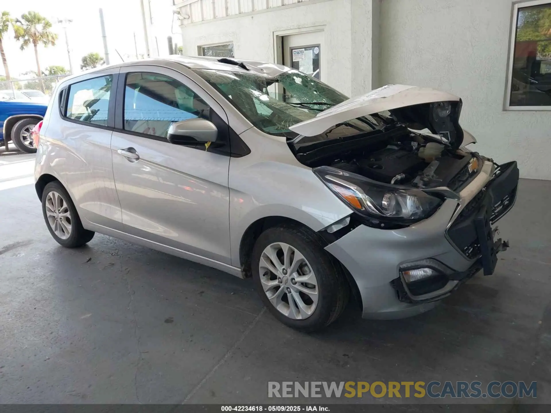 1 fotografías del automóvil dañado KL8CD6SA9MC217490 CHEVROLET SPARK 2021