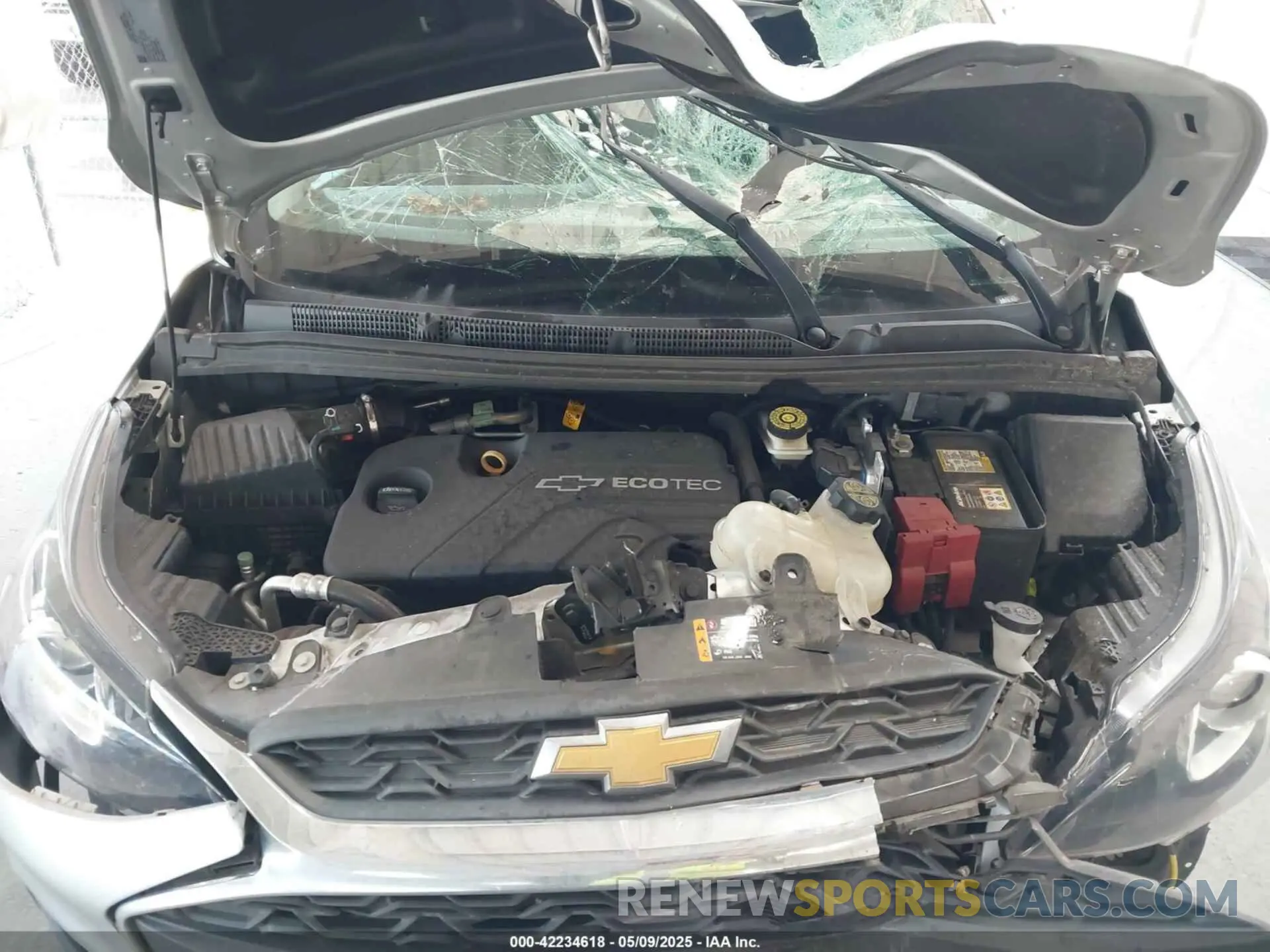 10 fotografías del automóvil dañado KL8CD6SA9MC217490 CHEVROLET SPARK 2021