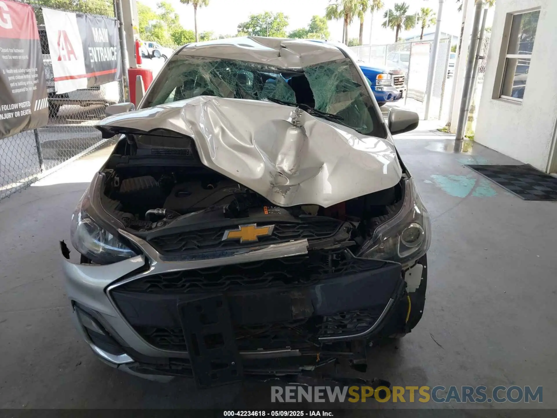 12 fotografías del automóvil dañado KL8CD6SA9MC217490 CHEVROLET SPARK 2021