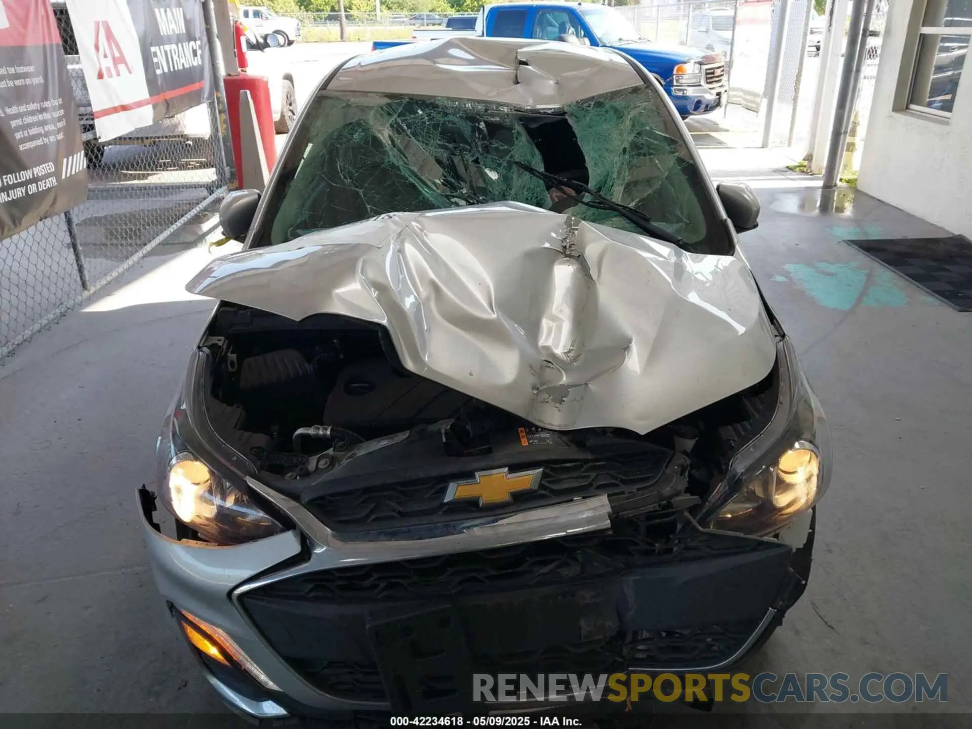 6 fotografías del automóvil dañado KL8CD6SA9MC217490 CHEVROLET SPARK 2021