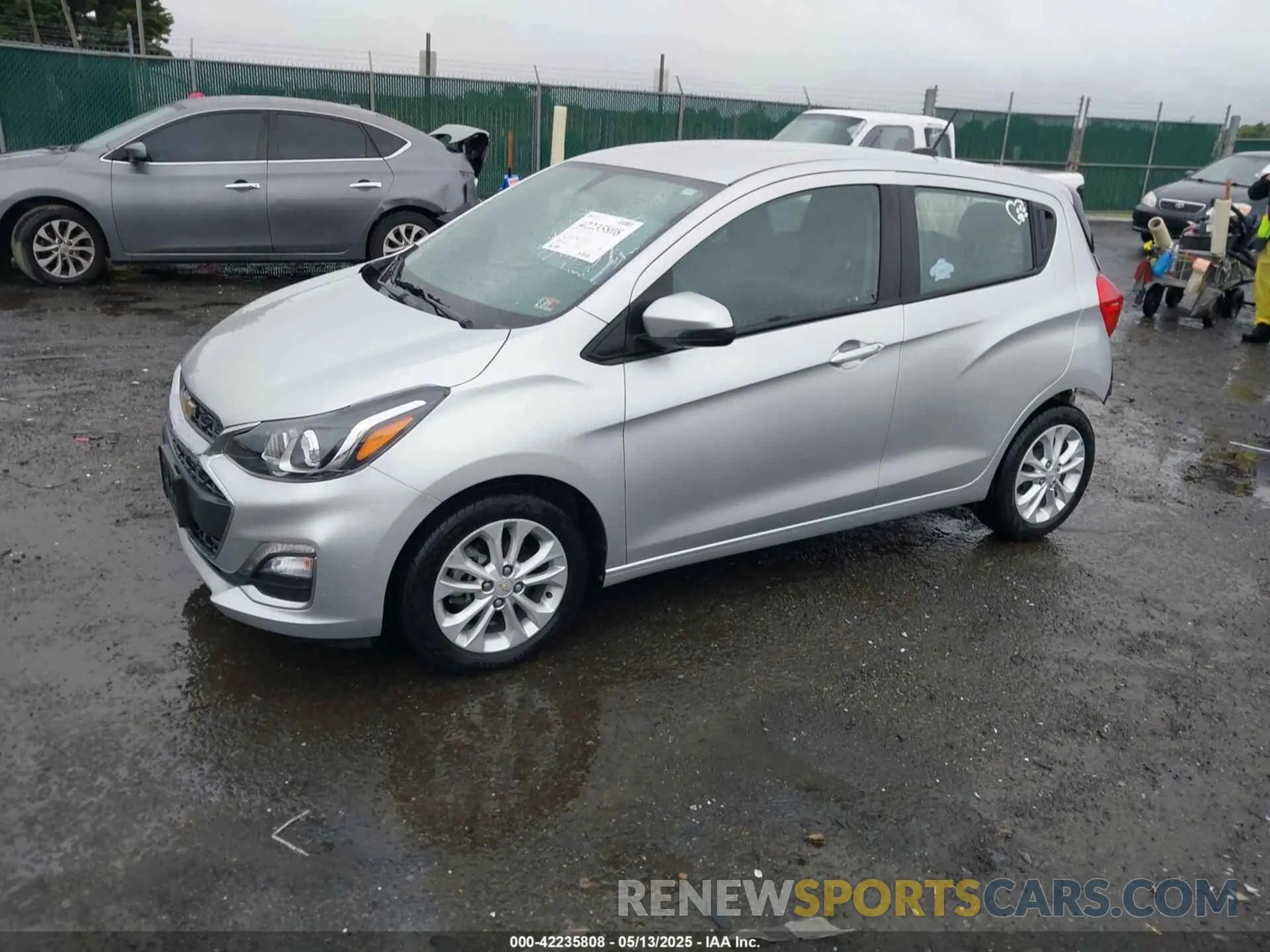 2 fotografías del automóvil dañado KL8CD6SA9MC219823 CHEVROLET SPARK 2021