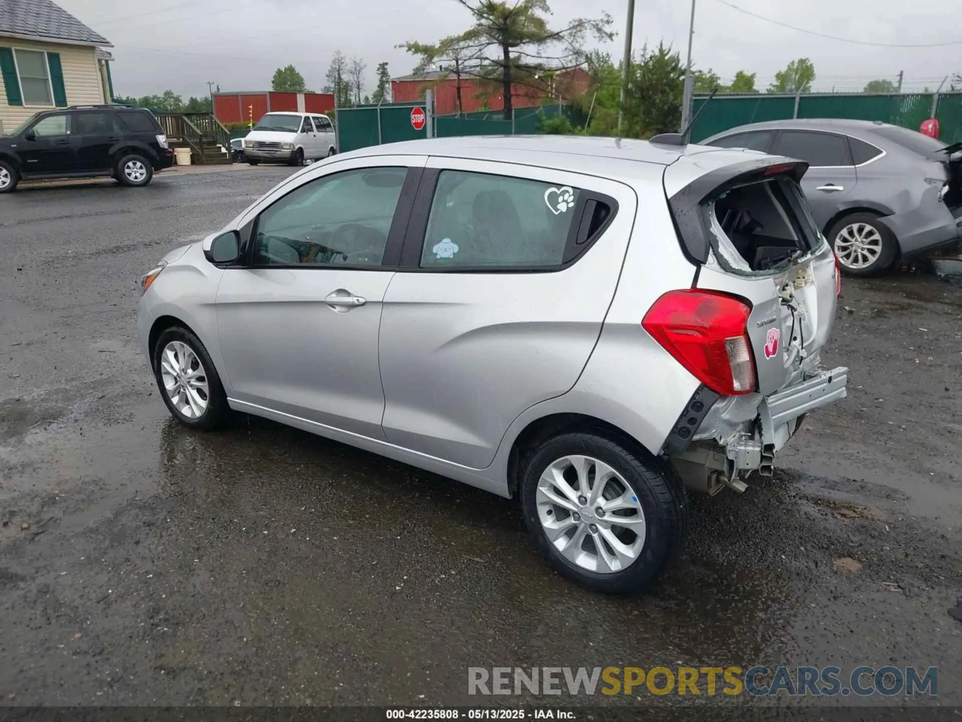 3 fotografías del automóvil dañado KL8CD6SA9MC219823 CHEVROLET SPARK 2021