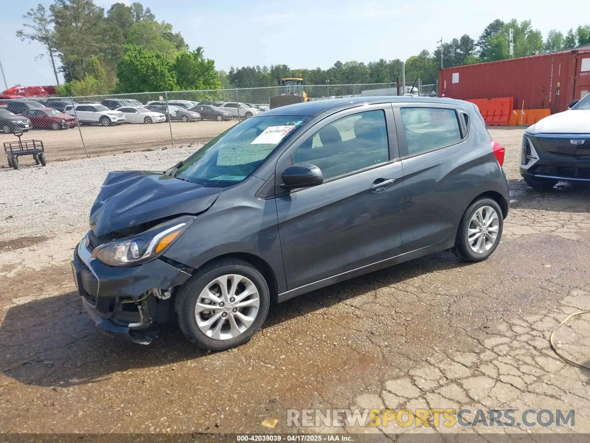 2 fotografías del automóvil dañado KL8CD6SA9MC729105 CHEVROLET SPARK 2021