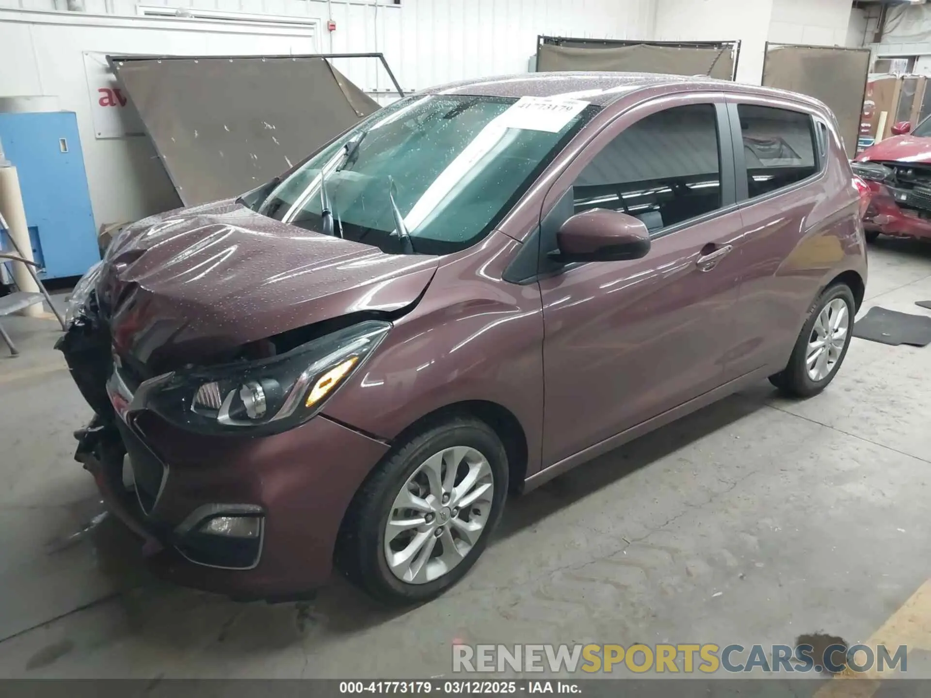 2 fotografías del automóvil dañado KL8CD6SA9MC735647 CHEVROLET SPARK 2021