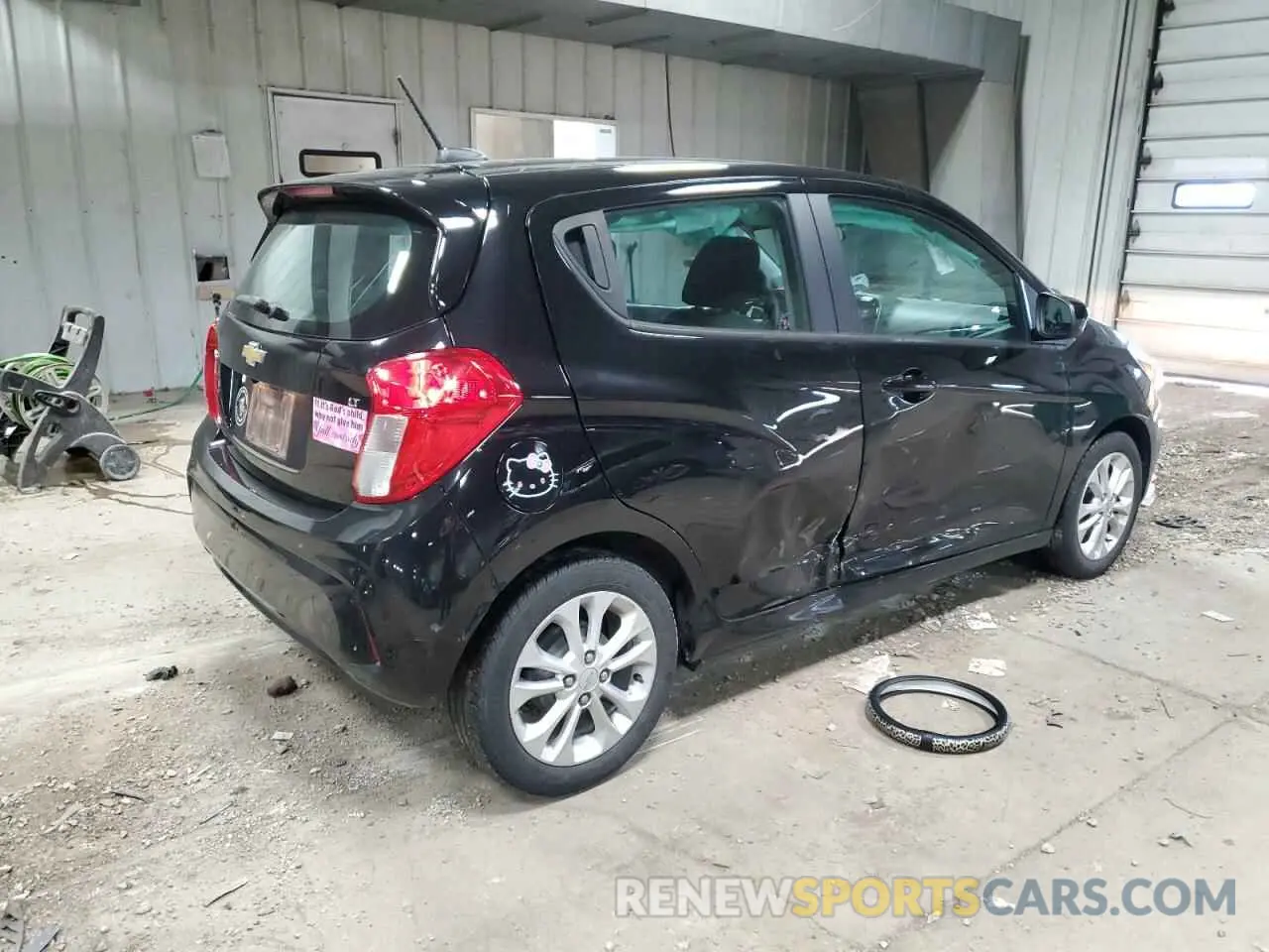 3 fotografías del automóvil dañado KL8CD6SA9MC745255 CHEVROLET SPARK 2021