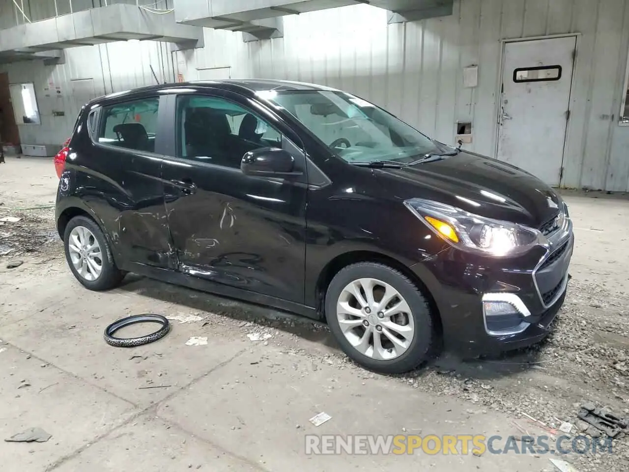 4 fotografías del automóvil dañado KL8CD6SA9MC745255 CHEVROLET SPARK 2021