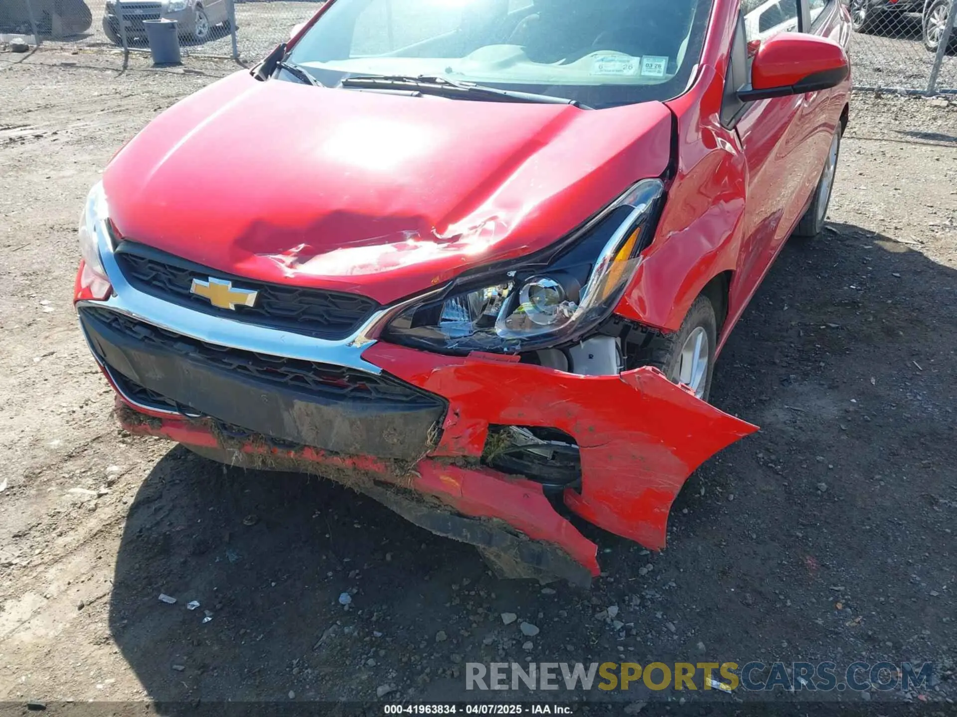 6 fotografías del automóvil dañado KL8CD6SAXMC711339 CHEVROLET SPARK 2021