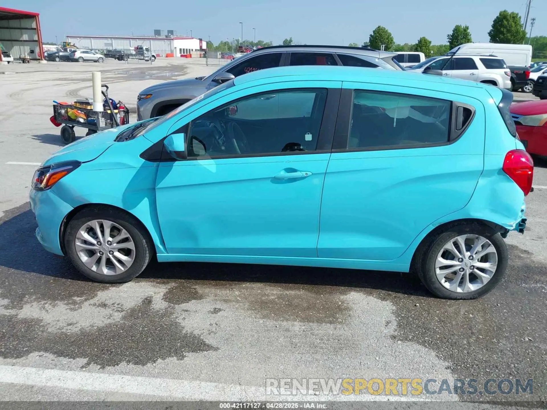 14 fotografías del automóvil dañado KL8CD6SAXMC714953 CHEVROLET SPARK 2021