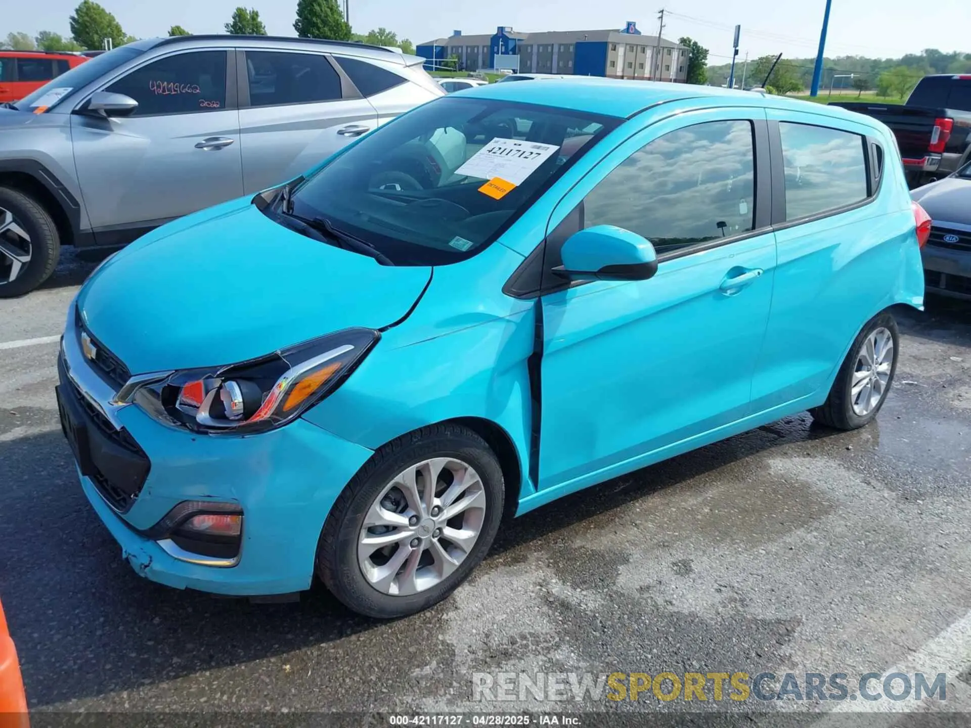 2 fotografías del automóvil dañado KL8CD6SAXMC714953 CHEVROLET SPARK 2021
