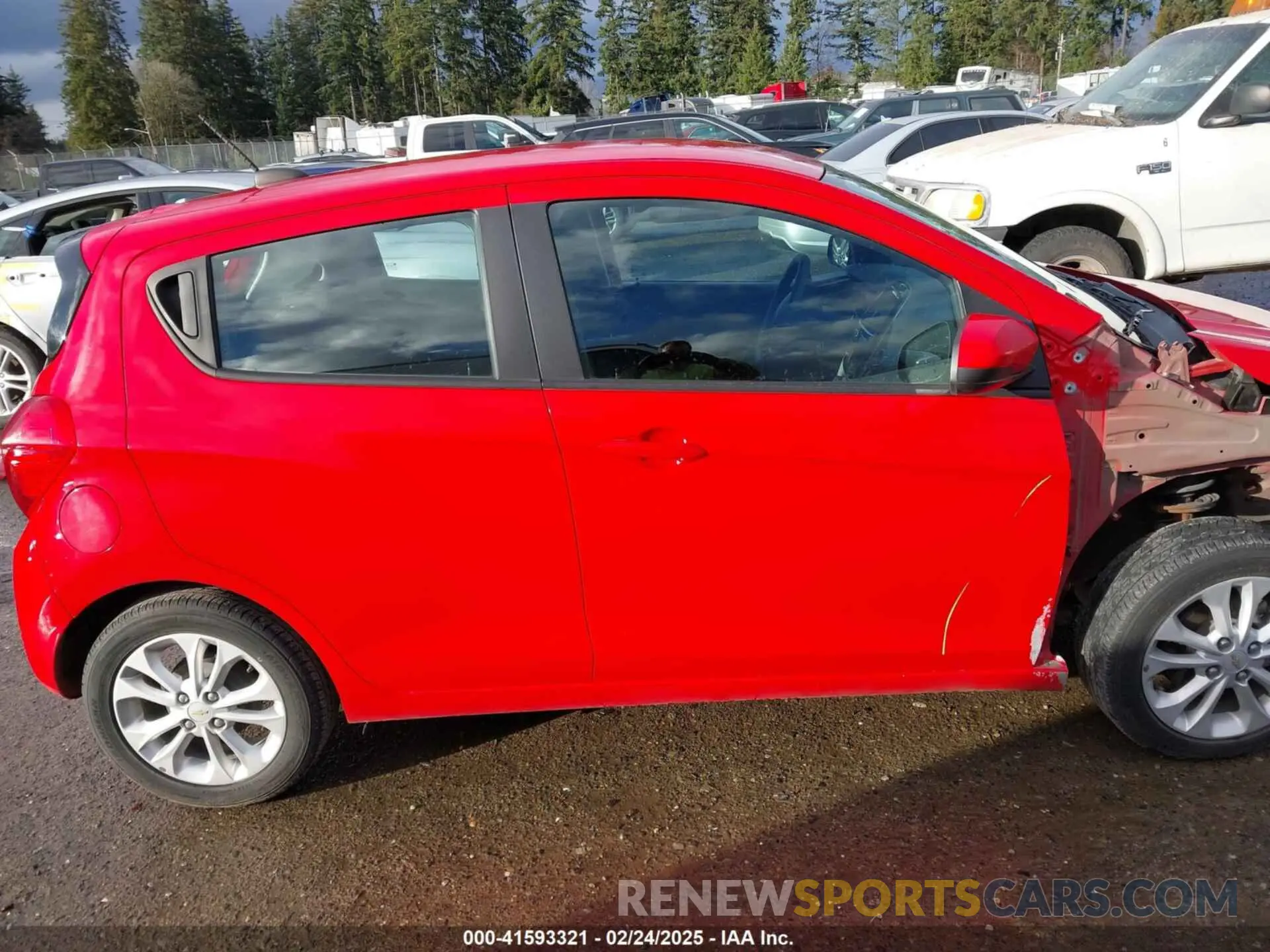14 fotografías del automóvil dañado KL8CD6SAXMC734779 CHEVROLET SPARK 2021