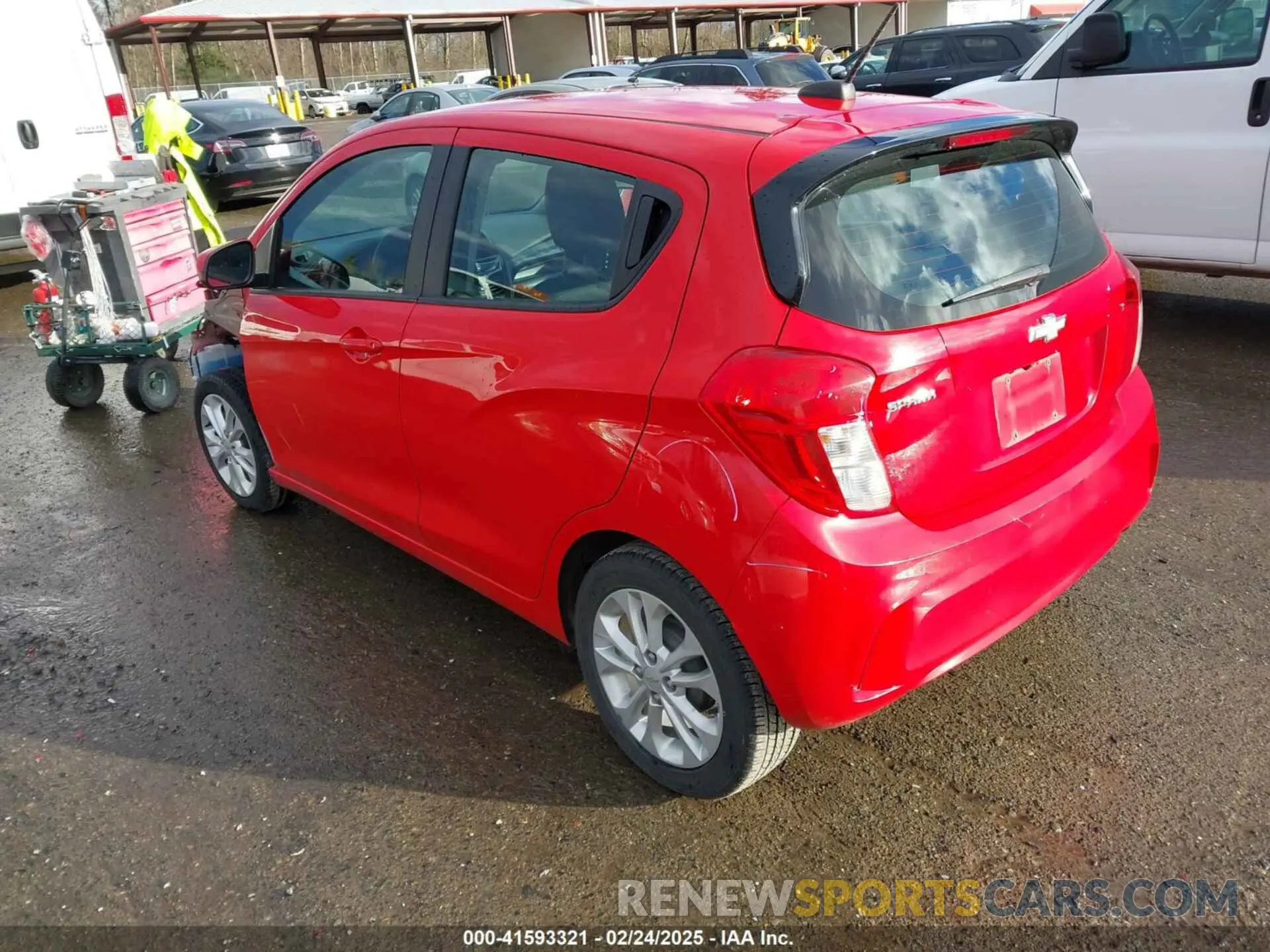 3 fotografías del automóvil dañado KL8CD6SAXMC734779 CHEVROLET SPARK 2021